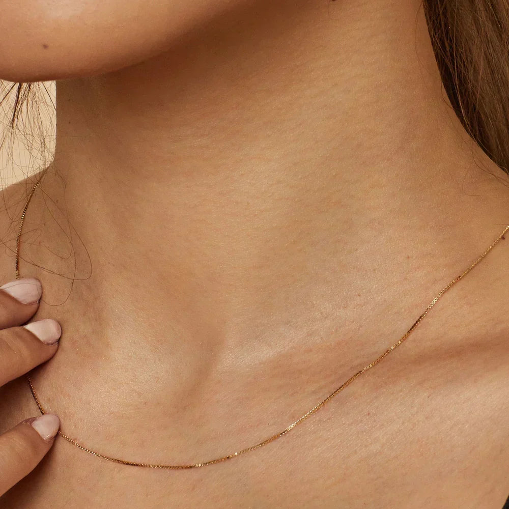 Bodega Golden Box Link Necklace