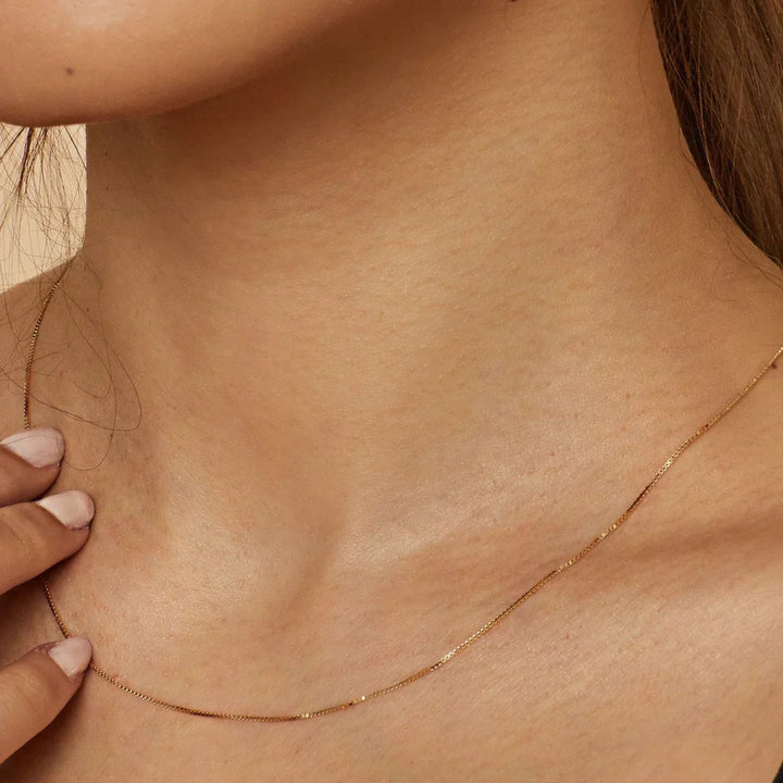 Bodega Golden Box Link Necklace