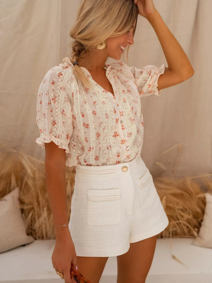 Leah™ | Relaxed Floral Blouse