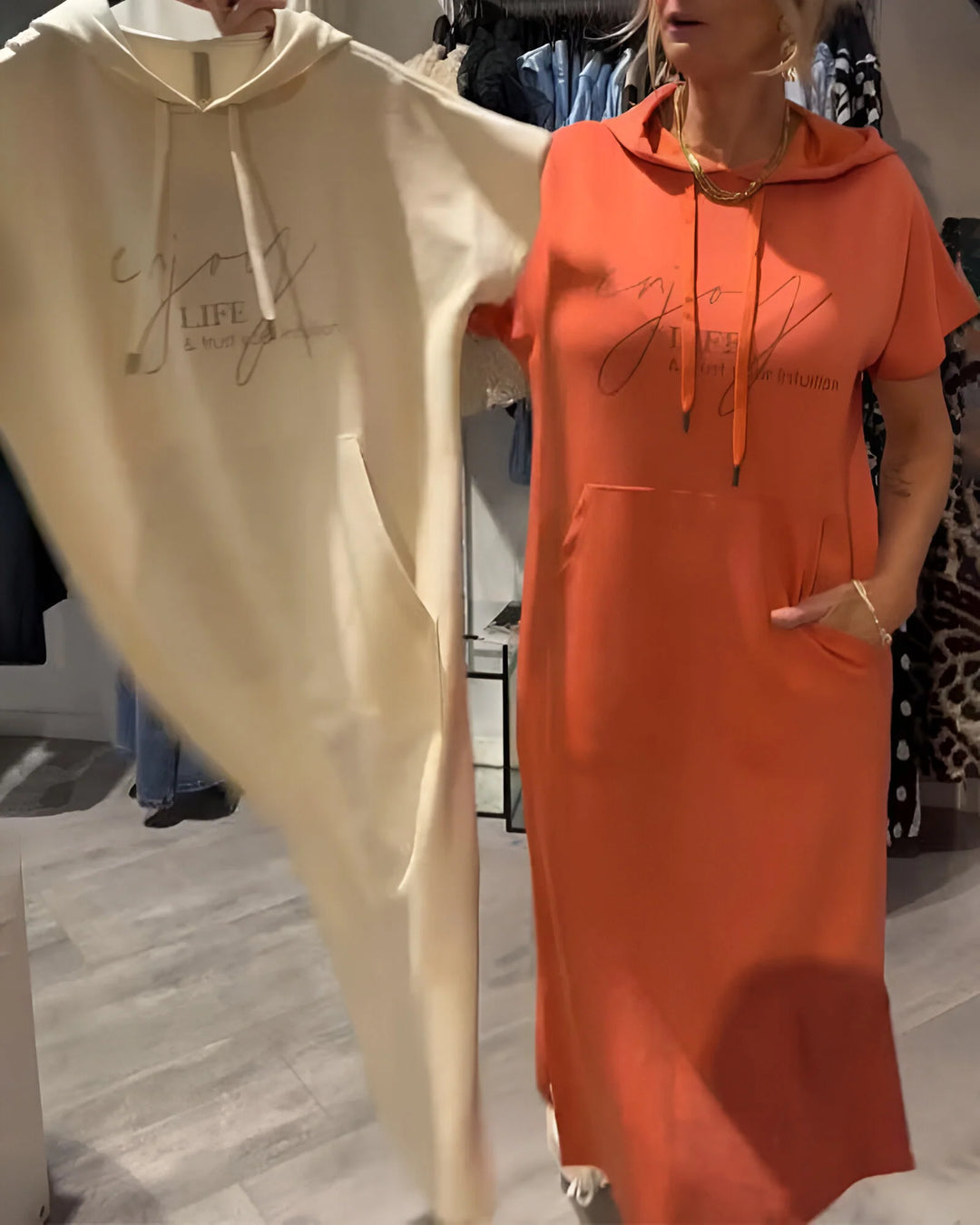 Joanna™ | Casual Hoodie Dress