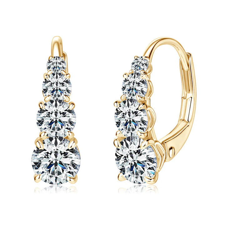 Carol Quartet Stone Earrings