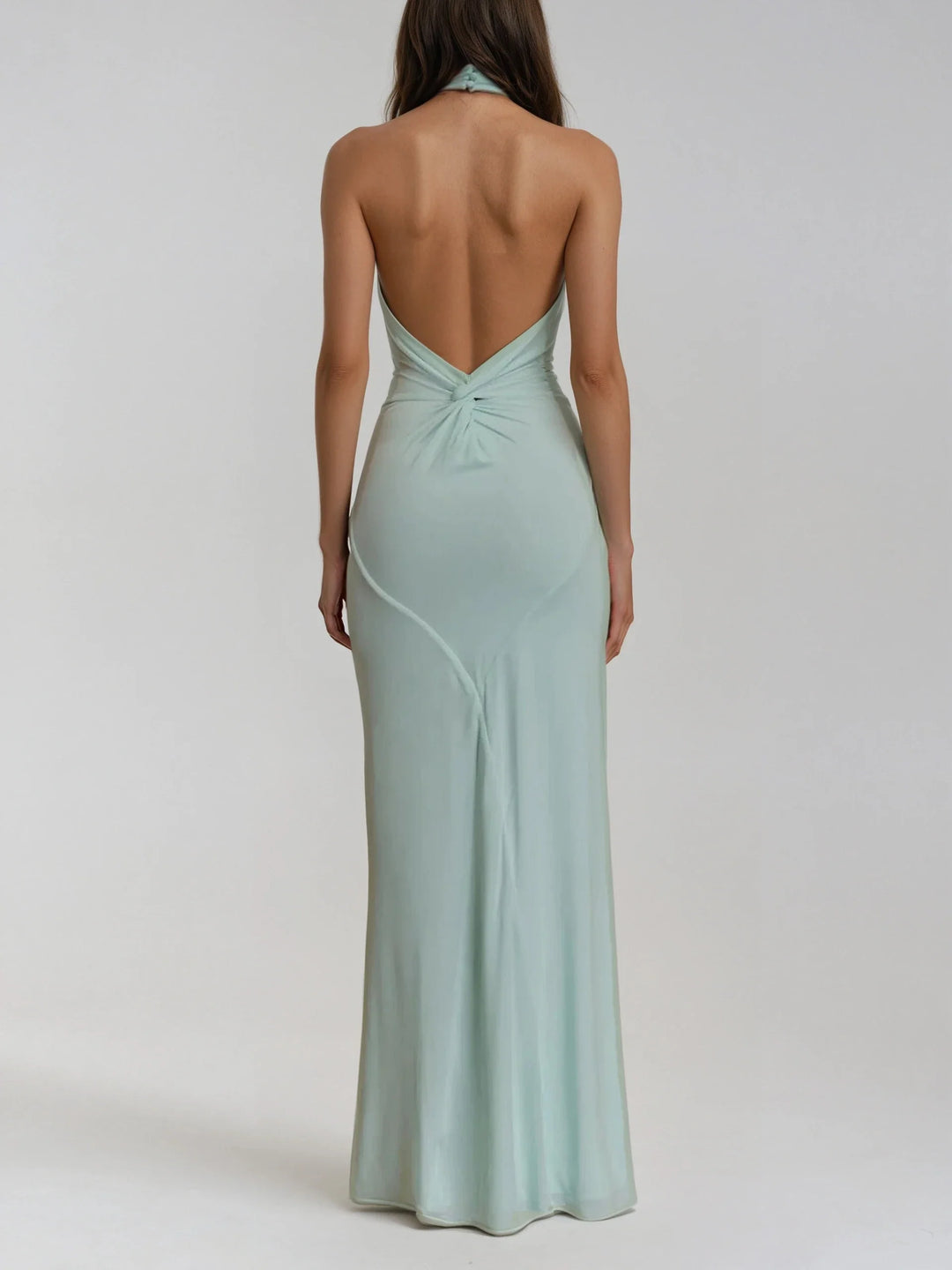 Maddy™ | Halter-Style Maxi Dress