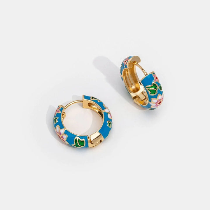 Vibrant Garden Blossom Earrings