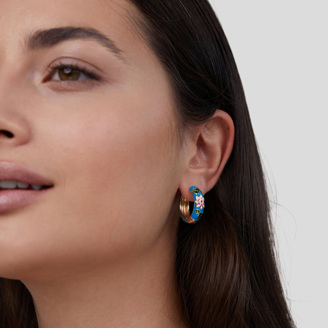 Vibrant Garden Blossom Earrings