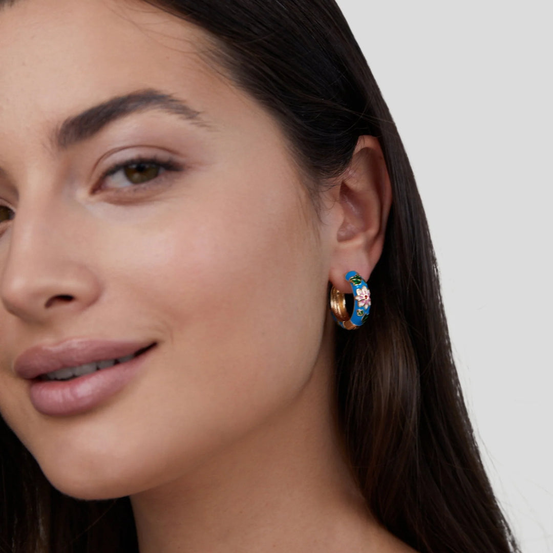 Vibrant Garden Blossom Earrings