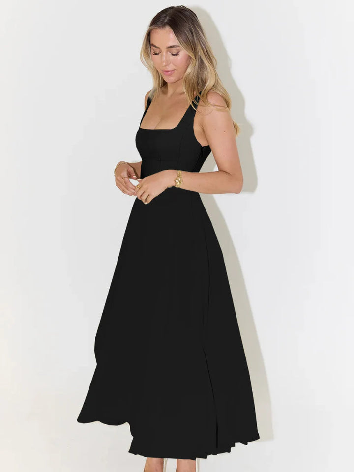 Reagan™ | Graceful Draped Midi Dress