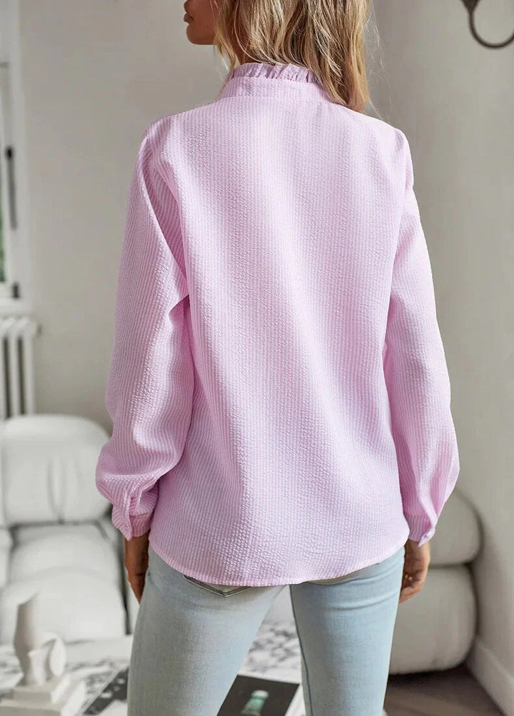 Simone™ | Ruffled Long Sleeve Blouse