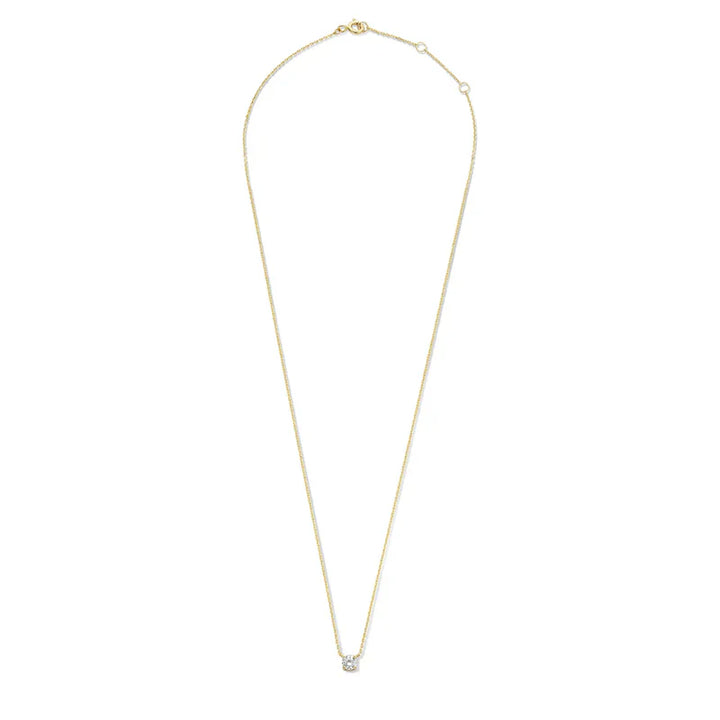 Cléa Golden Moissanite Necklace