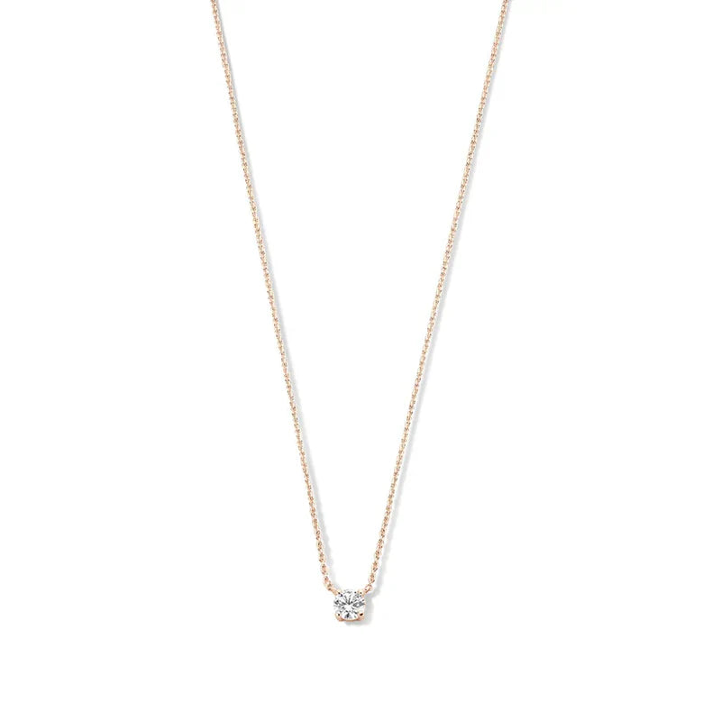 Cléa Golden Moissanite Necklace