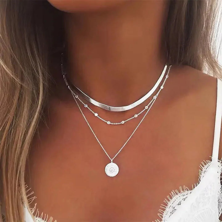 Celeste™ | Elegant Silver Necklace