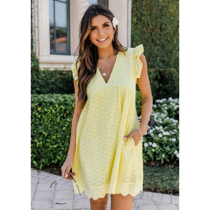 Mila™ | Pocket & Shorts Layered Dress