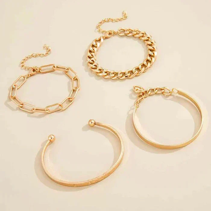 Elan Mercer Golden Bracelet Duo