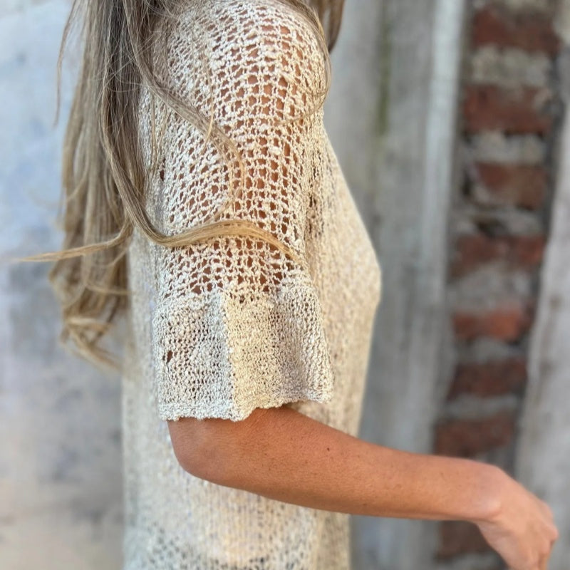 Lena™ | Classic Knit Button Top