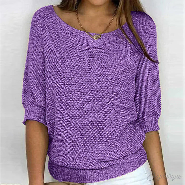 Elora™ | Relaxed Knit Top