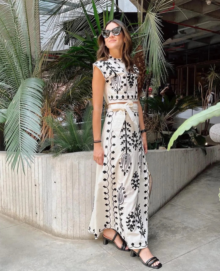 Blake™ | Summer Top & Skirt Set